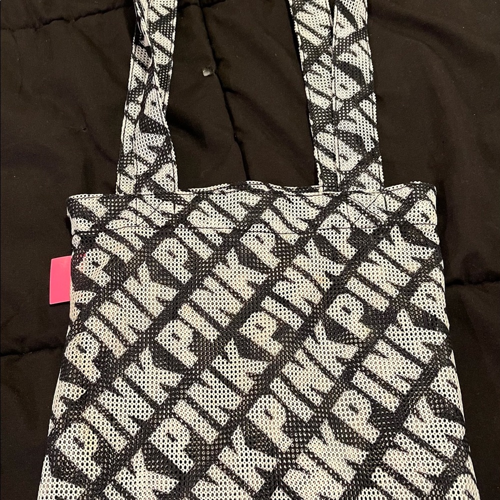 Pink shower bag